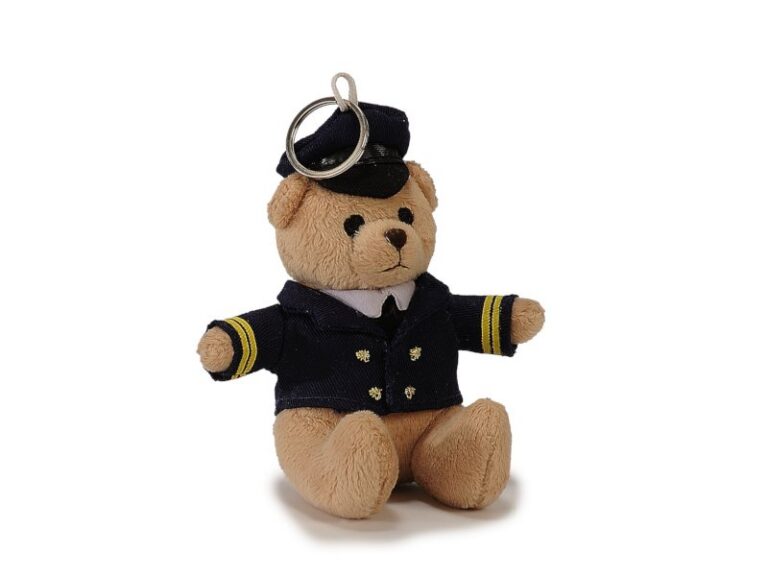 Porta-chaves - Peluche Piloto 12 cm