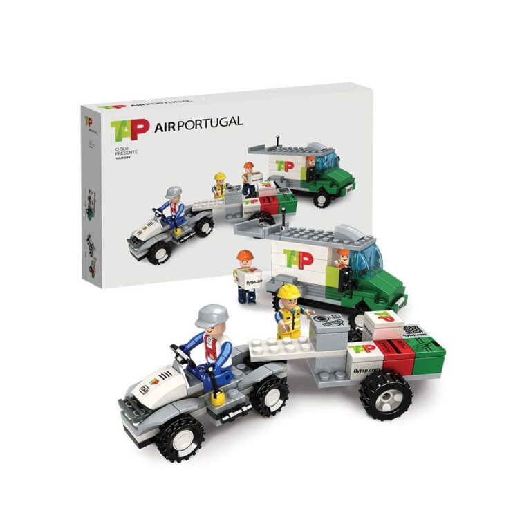 TAP Carro de Bagagens, Carrinha de Catering e 4 figuras
